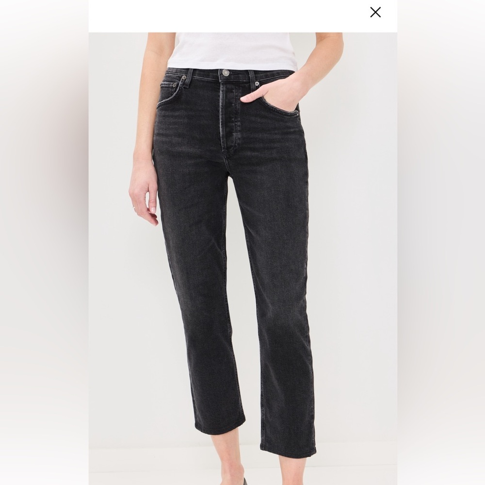 AGOLDE riley crop Jeans